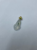 Handcrafted Icy Translucent Floating Flower Jade Magnolia Pendant Grade A Natural Burmese Jade Gift For Women